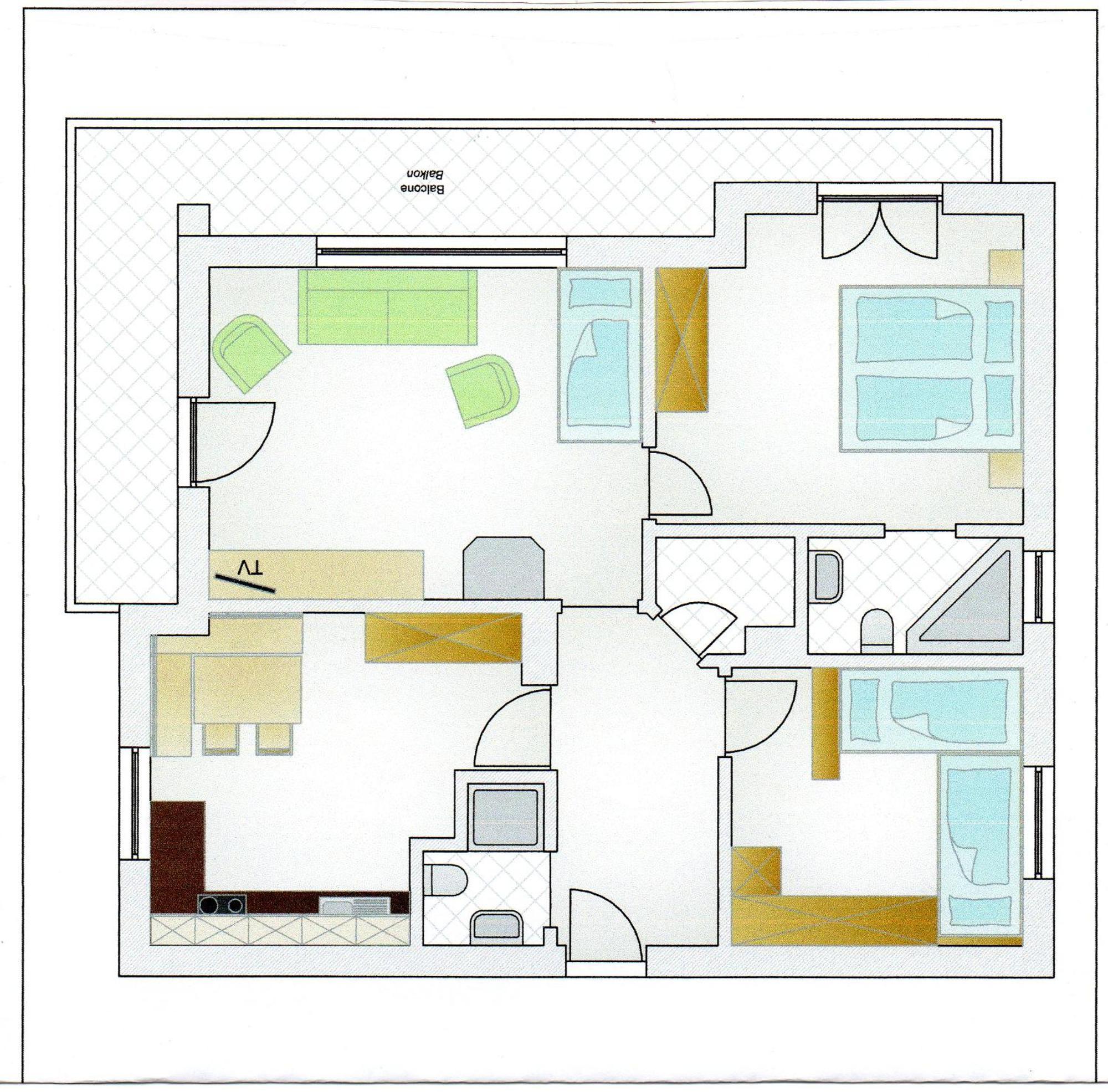 Apartments Brunella Ла Виля Стая снимка